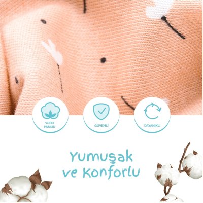 Sevi Bebe İnterlok Bebek Kundak, Bahar