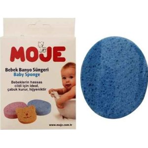 Moje Selülozik Bebek Banyo Süngeri, Mavi