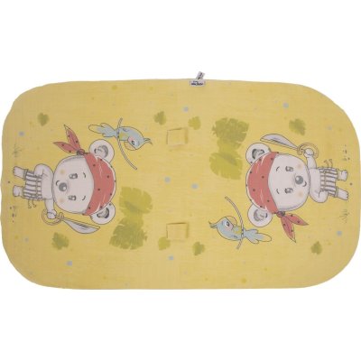 Sevi Bebe Pano Baskılı Müslin Ana Kucağı Örtüsü, Korsan