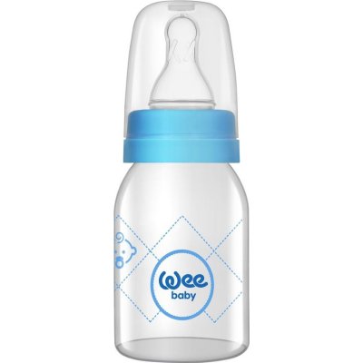 Wee Baby Kiraz Uçlu Cam Biberon, 125 ml
