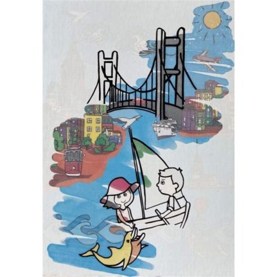 Galt Water Magic Sihirli Boyama Kitabı, Şehirler