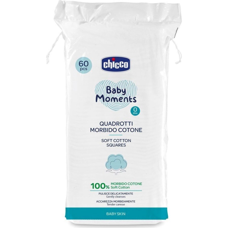 Chicco Baby Moments Doğal Pamuk, 60 Adet
