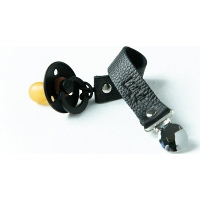 Kidful Bitkisel Boyalı Emzik Askısı, Koyu Gri