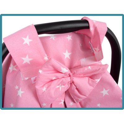 Sevi Bebe Fiyonklu Ana Kucağı Örtüsü, Pembe, Yıldız