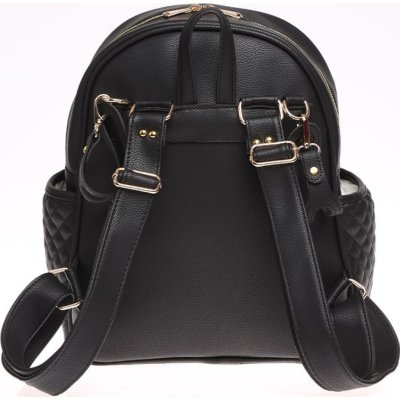 M&Y Dust Deri Anne Bebek Bakım Sırt Çantası, Siyah