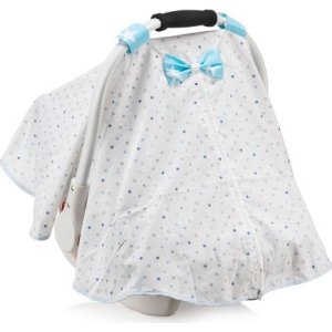 Moje Taşıma Koltuğu Ana Kucağı Örtüsü, Mavi, Mini Yıldız