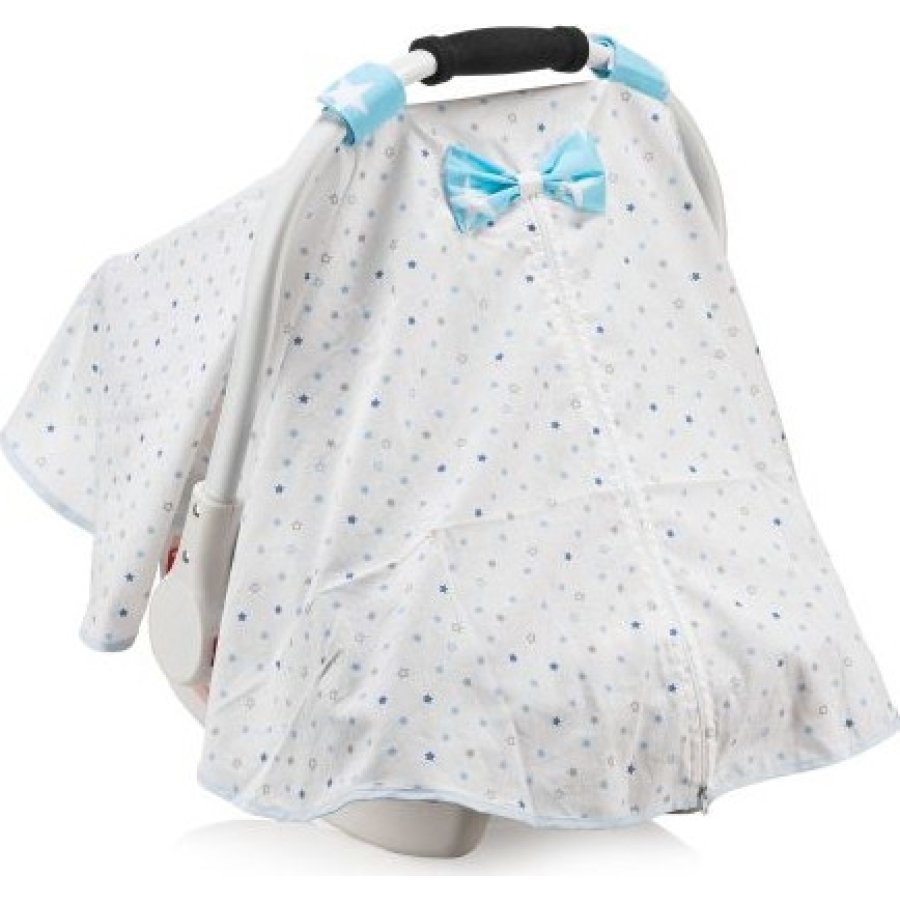 Moje Taşıma Koltuğu Ana Kucağı Örtüsü, Mavi, Mini Yıldız