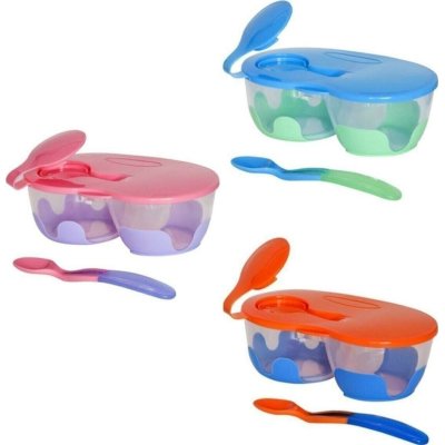 Bebedor 2 Bölmeli Tabak & Kaşık