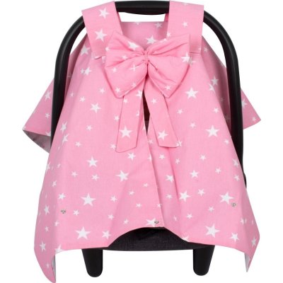 Sevi Bebe Fiyonklu Ana Kucağı Örtüsü, Pembe, Yıldız