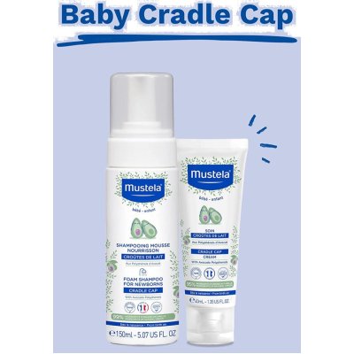 Mustela Konak Önleyici Yenidoğan Köpük Şampuanı, 150 ml