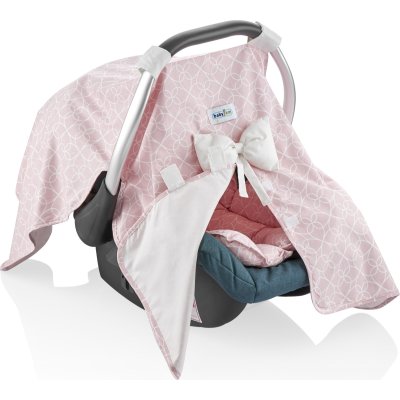 BabyJem Ana Kucağı & Puset Örtüsü, Pembe, Yonca