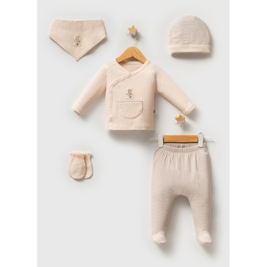 Tongs Baby Daily Elegance Zıbın Takımı 5652 Gri