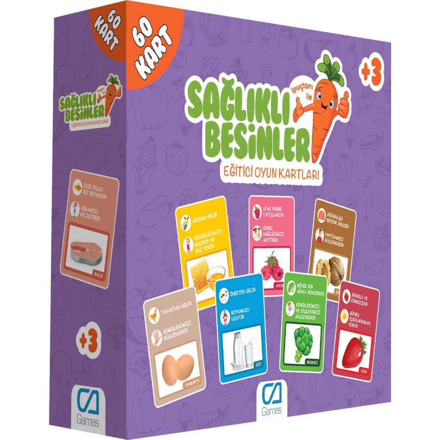 Games Sağlıklı Besinler, 60 Kart