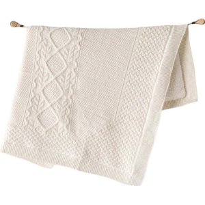 Andywawa Triko Bebek Battaniye, 95x85, Ekru