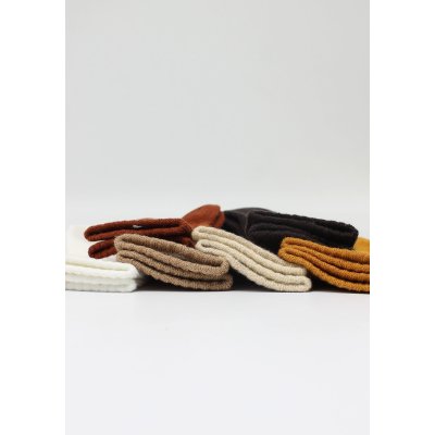 Bistyle Colors Penye Düz Soket Çorap, Toprak, 6'lı