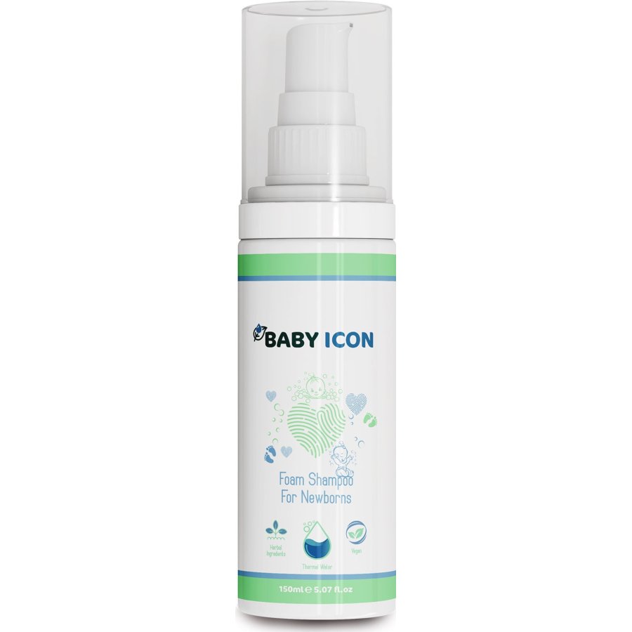 Baby Icon Yenidoğan Konak Önleyici Köpük Şampuan, 150 ml