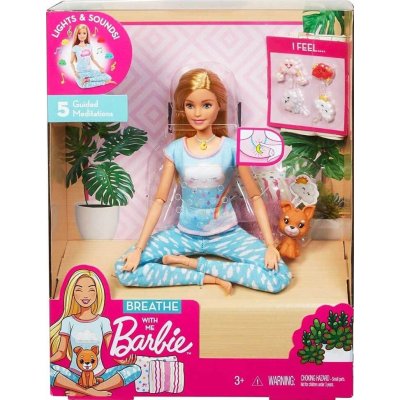 Barbie Wellness Nefes Egzersizi Bebeği