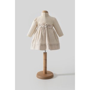 Tongs Baby Elbise 8051 Ekru