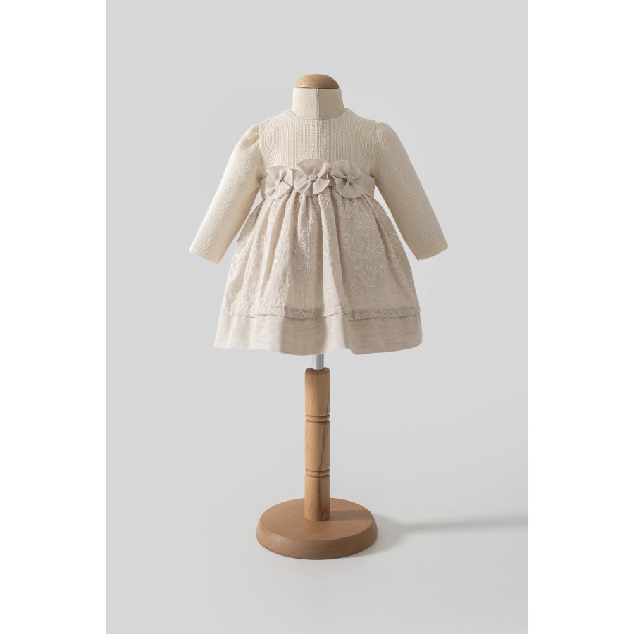 Tongs Baby Elbise 8051 Ekru