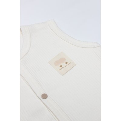 Bistyle Modal Flying Balloons Bebek Yelek BS18110 Ekru