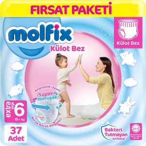 Molfix Külot Bez, 6 Beden, 37 Adet