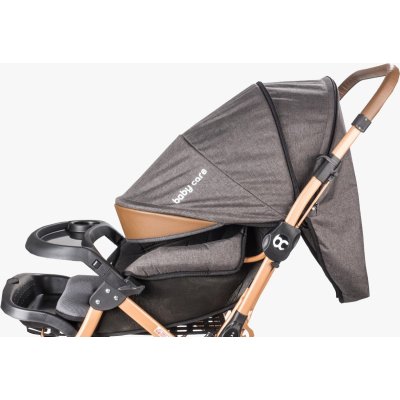 Baby Care Capron Çift Yönlü Bebek Arabası, Gold Siyah