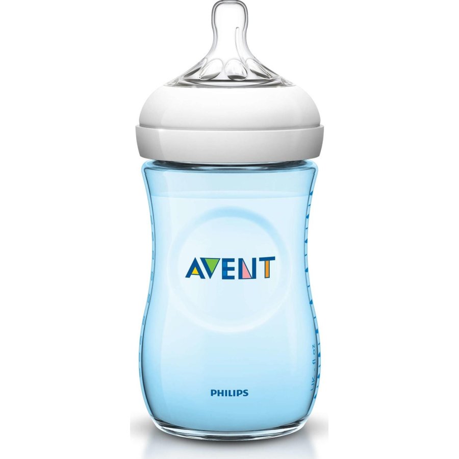 Philips Avent Natural PP Biberon, 260 ml, Mavi