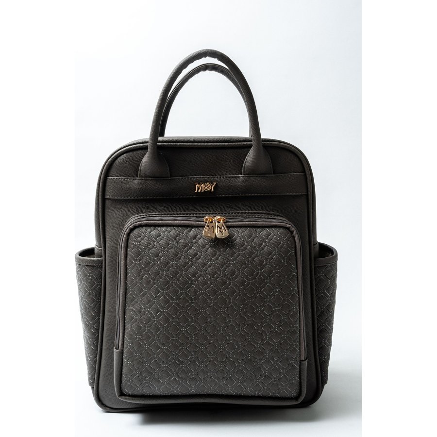 M&Y Mia Anne Bebek Bakım Sırt Çantası 7350 Gri