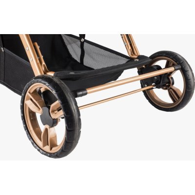 Baby Care Capron Çift Yönlü Bebek Arabası, Gold Siyah