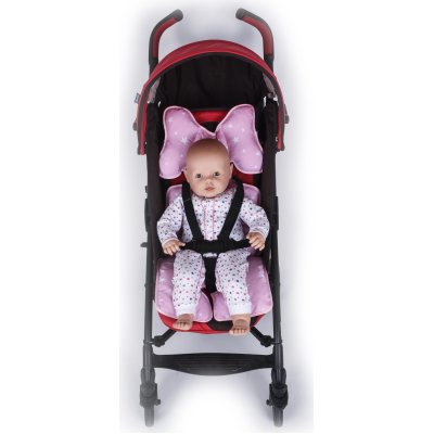 Sevi Bebe Puset ve Oto Koltuğu Minderi, Pembe, Yıldız