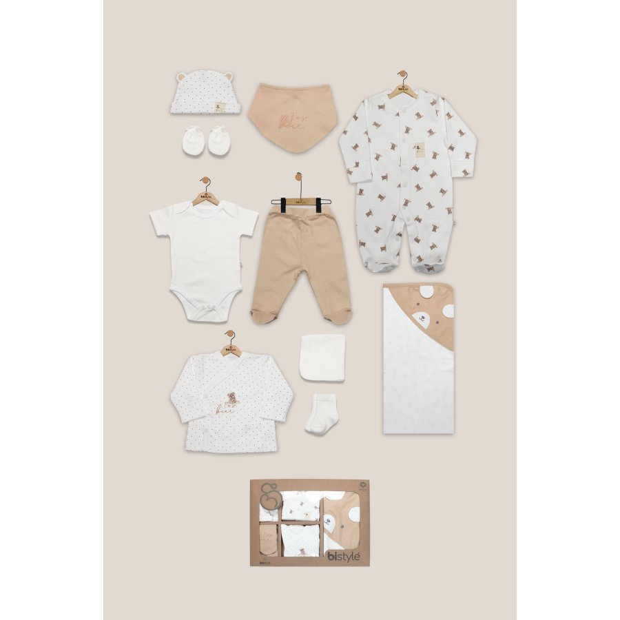 Bistyle I Am So Bear 10'lu Hastane Çıkışı 11102 Bej-Ekru