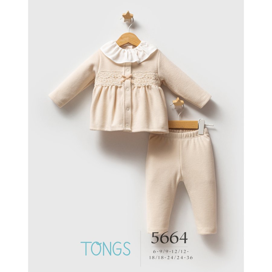 Tongs Baby Lace Dream 3'lü Takım 5664 Ekru