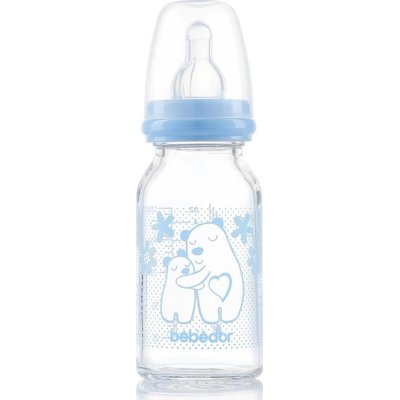 Bebedor Isıya Dirençli Cam Biberon, 125 ml