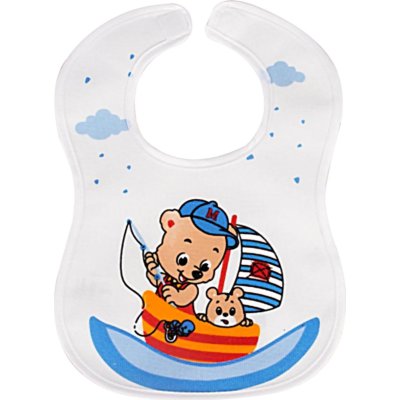 Sevi Bebe Cırtlı Havlu Mama Önlüğü, Denizci