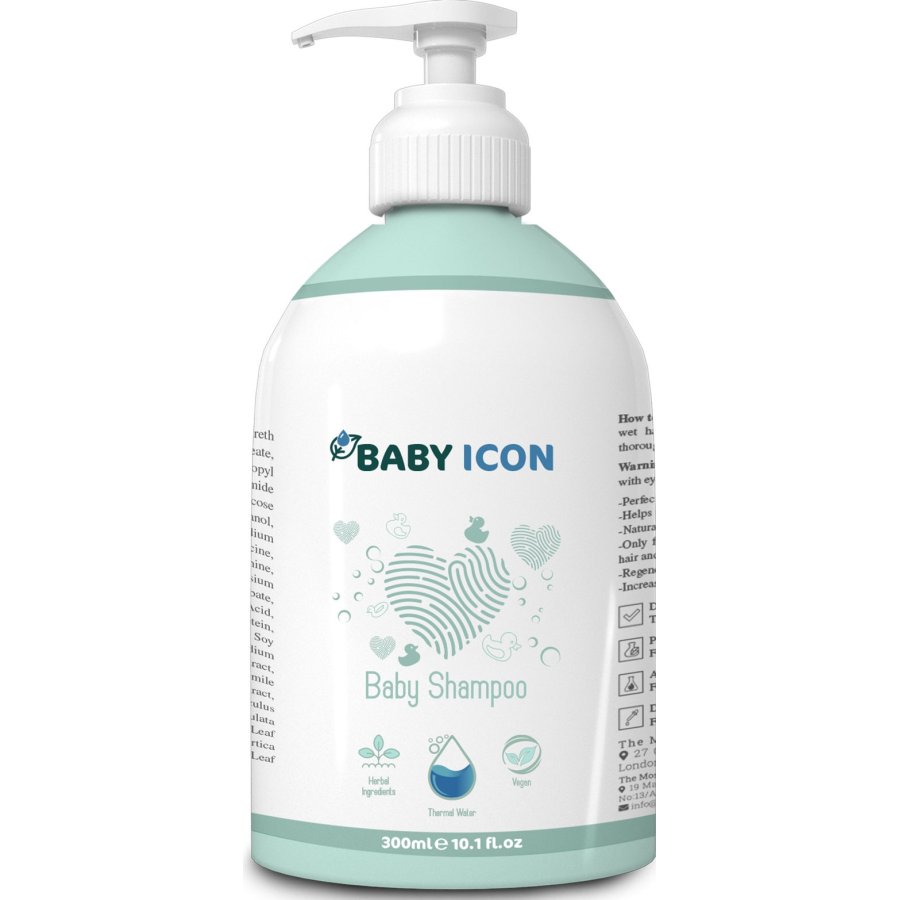 Baby Icon Saç ve Vücut Bebek Şampuanı, 300 ml