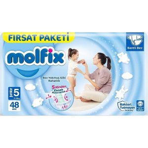 Molfix Bebek Bezi, 5 Beden, 48 Adet