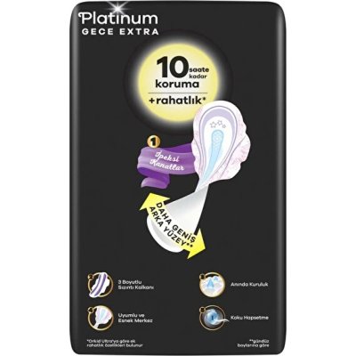 Orkid Ultra Platinum Gece Extra Ped 20'Li