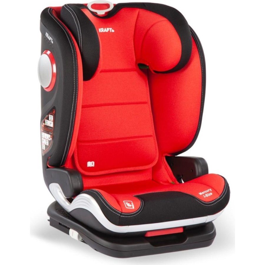 Kraft Mercury I-Size 15-36 kg İsofixli Oto Koltuğu, Kırmızı
