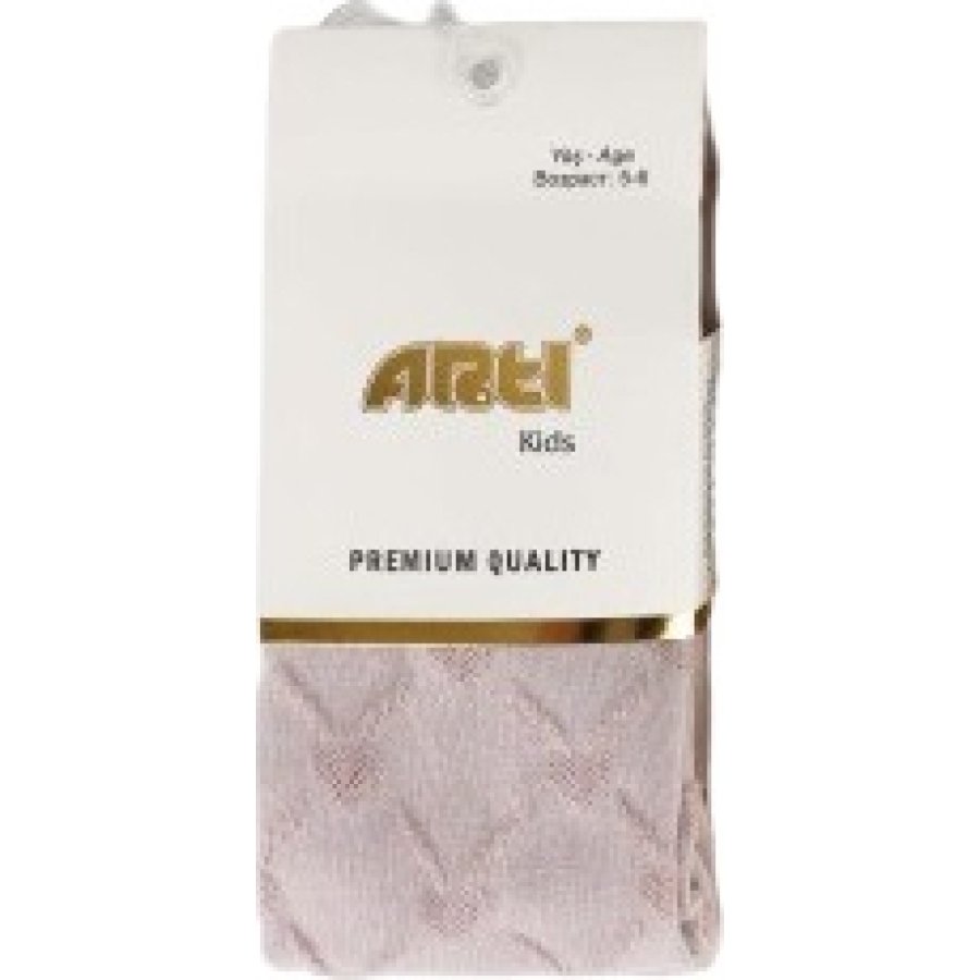 Artı Kalp Kabartmalı Kız Külotlu Çorap 340023 Asorti