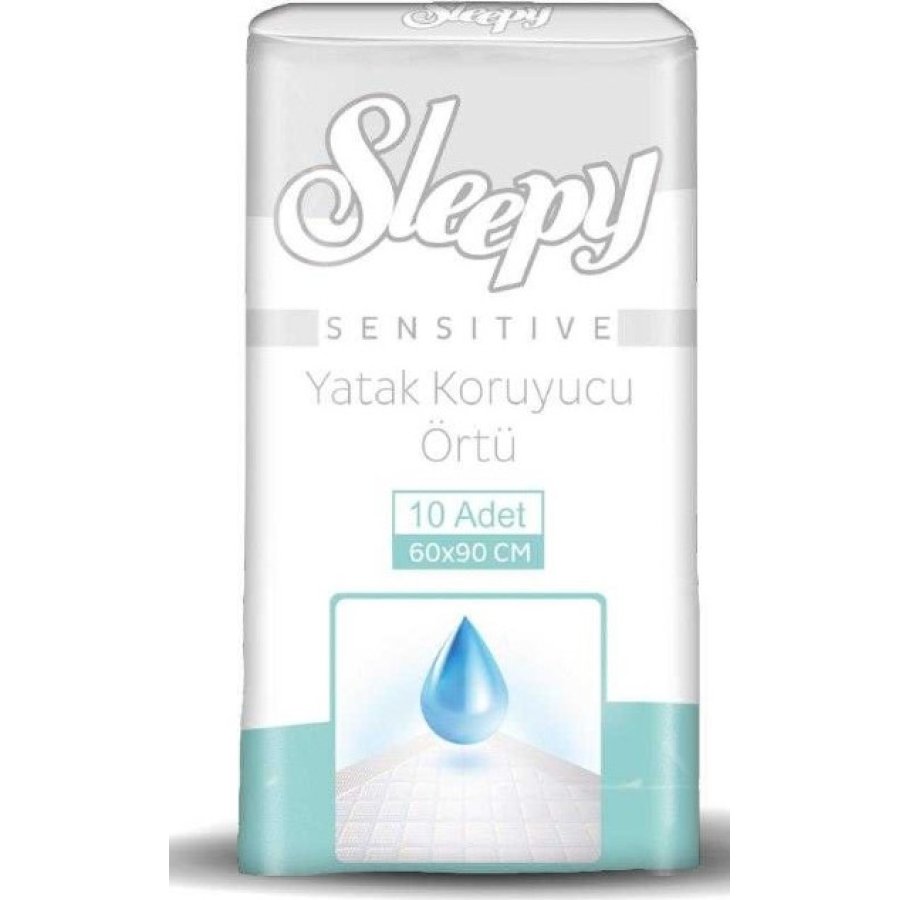 Sleepy Sensitive Hasta Yatak Koruyucu, 60x90, 10 Adet