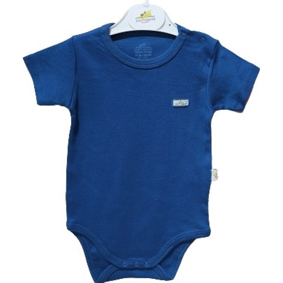 Albimini Minidamla Yarım Kol Bebek Badi, İndigo