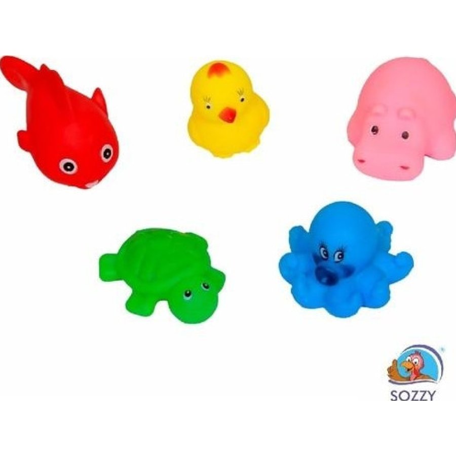 Sozzy Toys Neşeli Banyo Oyuncakları, 5 Adet