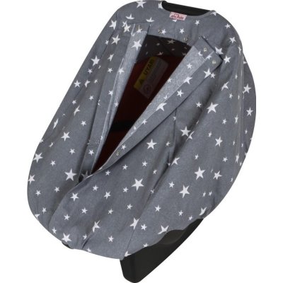 Sevi Bebe Ana Kucağı Örtüsü, Gri, Yıldız