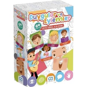 Games Duygular ve Eylemler Eğitici Görsel Algı Oyunu, 64 Parça