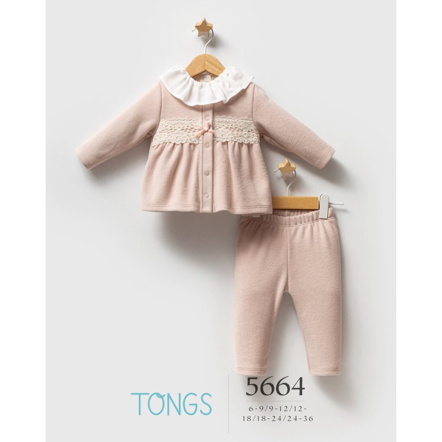 Tongs Baby Lace Dream 3'lü Takım 5664 Pudra