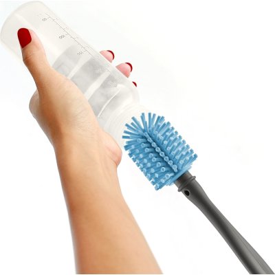 BabyJem Emzik ve Biberon Temizleme Fırçası, Mavi