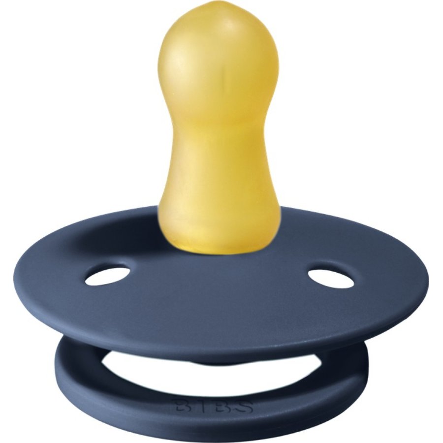 Bibs Colour Kauçuk Emzik 0-6 Ay Steel Blue