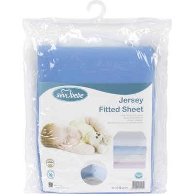 Sevi Bebe Lastikli Süprem Çarşaf, Mavi