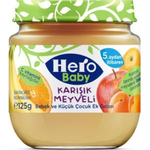 Hero Baby Karışık Meyveli Kavanoz Mama 125 Gr