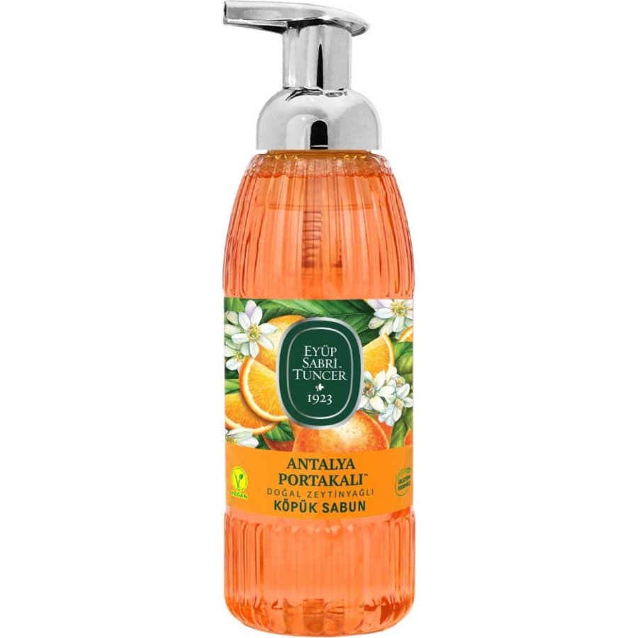 Eyüp Sabri Tuncer Doğal Zeytinyağlı Köpük Sabun 500 ml Antalya Portakalı